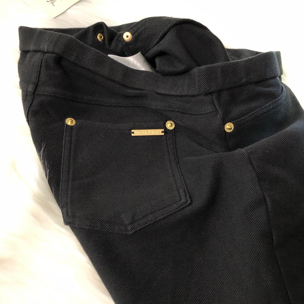 Michael Kors Stretch Black Legging Pull On Skinny - Picture 7 of 10